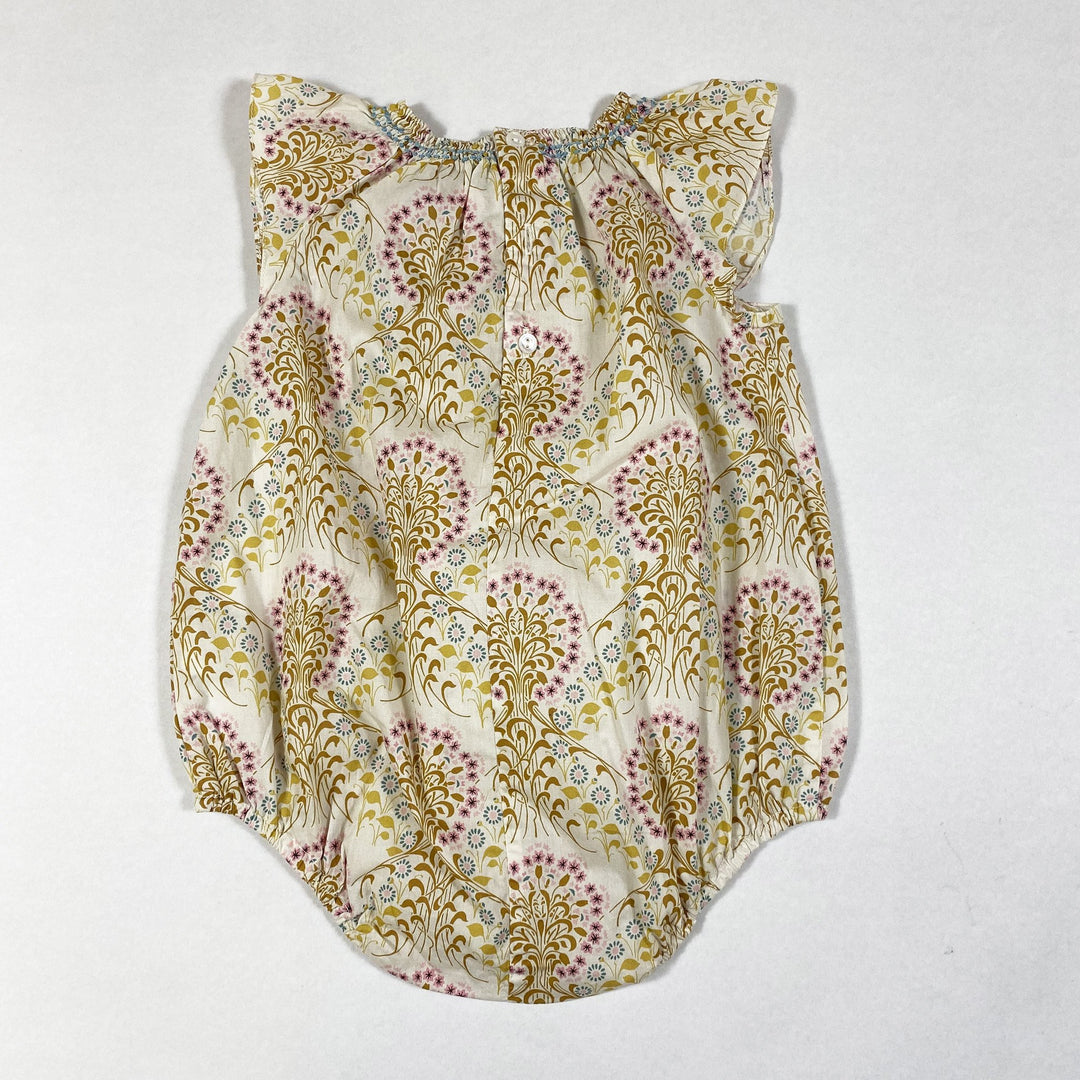 Bonpoint liberty printed sleeveless romper 6M