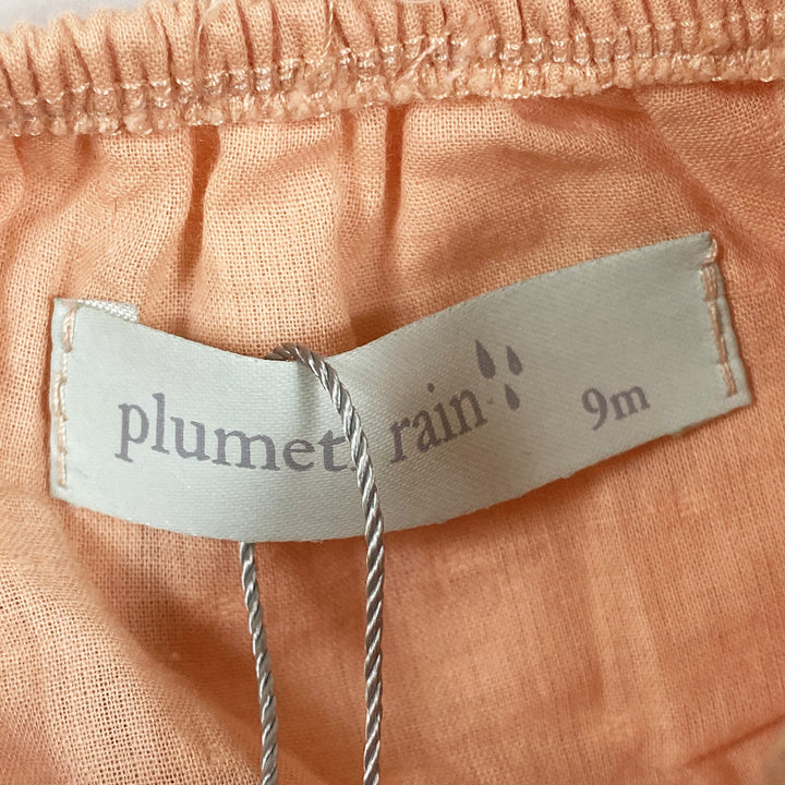 Plumeti Rain peach ruffled bloomers 9M