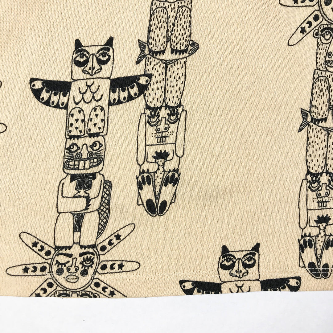 Mini Rodini peach tribal print tunic dress 98-104