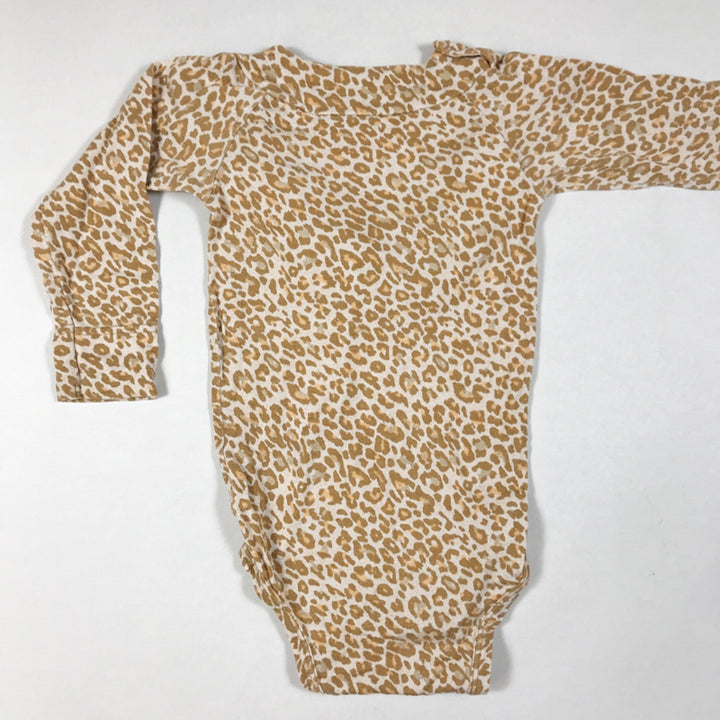 MarMar Copenhagen long-sleeved leopard print body with ruffle detail 1Y