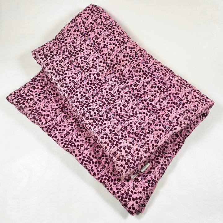 Jardin d'Ulysse pink floral blanket 86x116cm