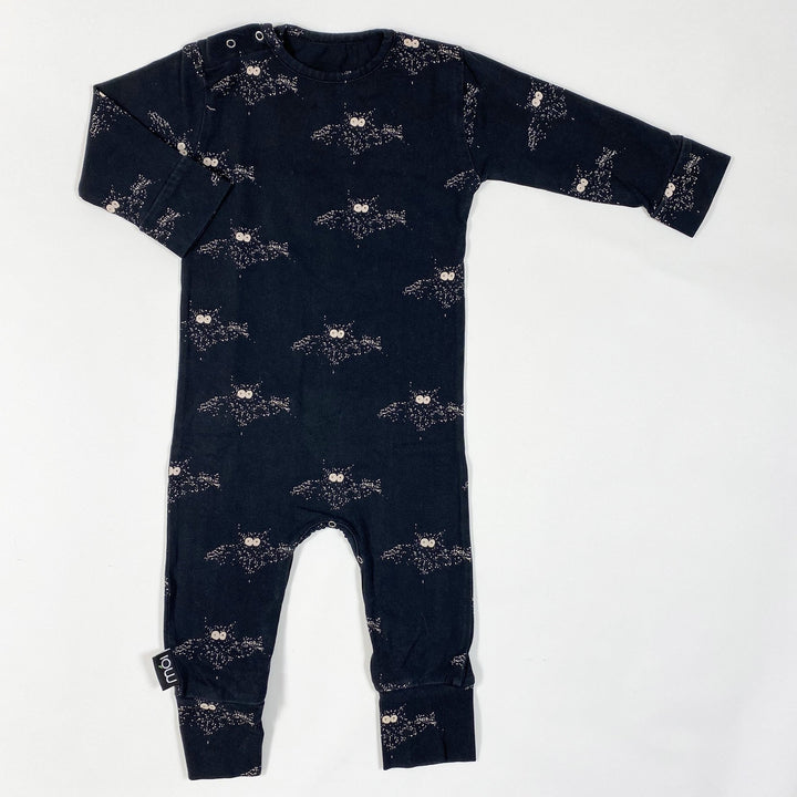 moi black bat print pyjama  6-12M