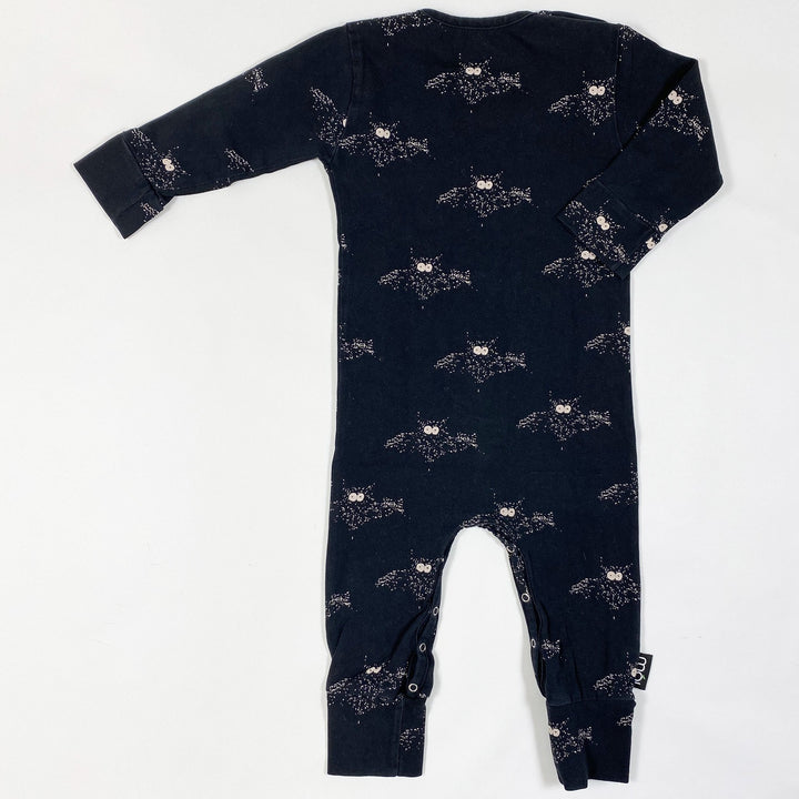 moi black bat print pyjama  6-12M