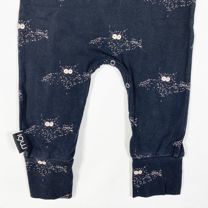 moi black bat print pyjama  6-12M