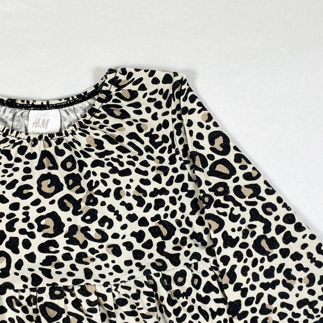 H&M Leopardenmuster-Jerseykleid 86