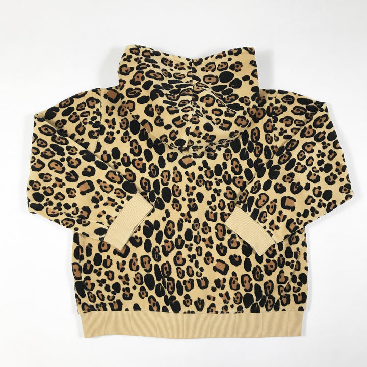 Mini Rodini leopard print velvet set with hoodie and trousers 116-122