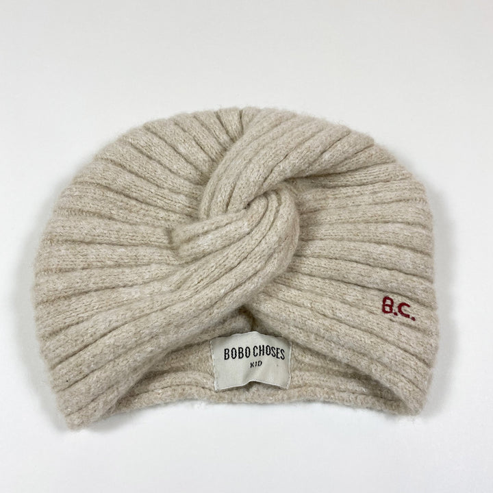 Bobo Choses twist beige beanie AW19 One size