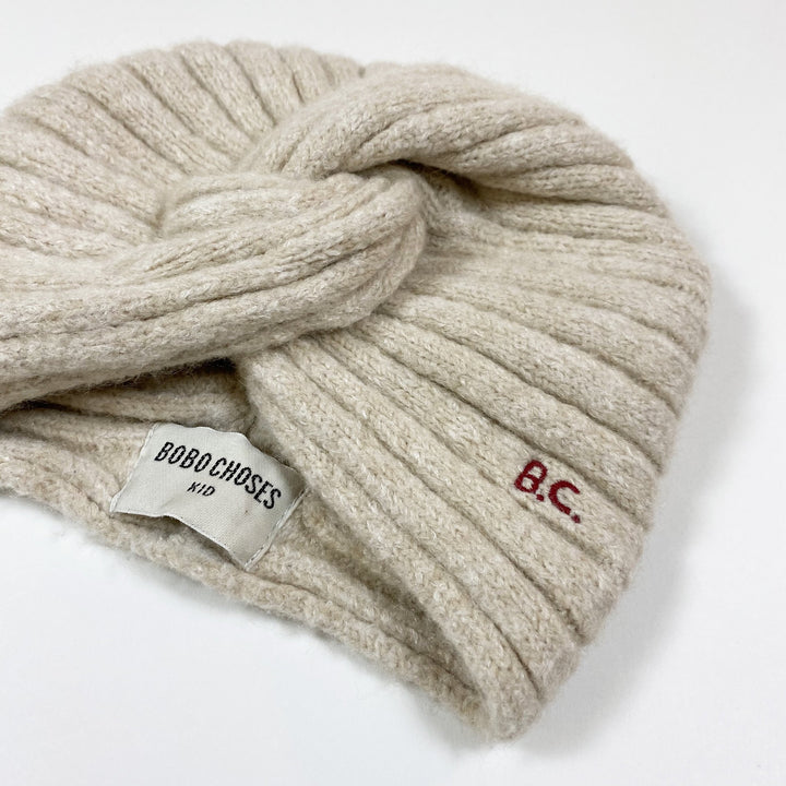 Bobo Choses twist beige beanie AW19 One size