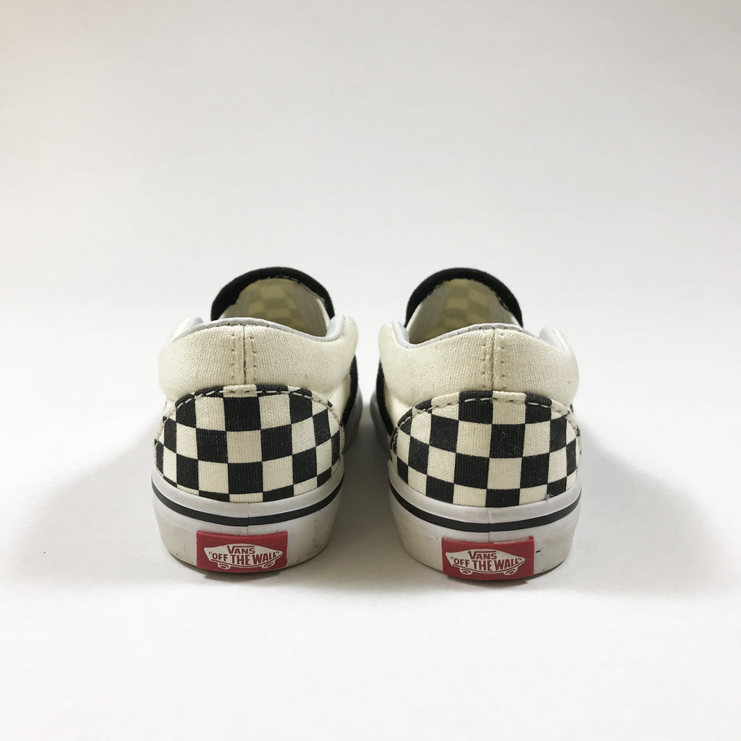 Vans classic black & white checked sneakers 6