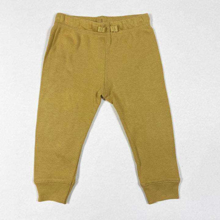 Konges Slojd mustard leggings 80-86