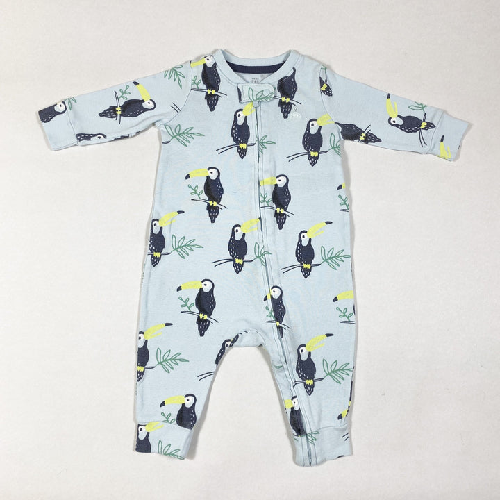 Baby Gap mint toucan print long-sleeved pyjama 3-6M/68
