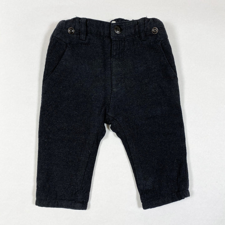 Zara black trousers 3-6M/68