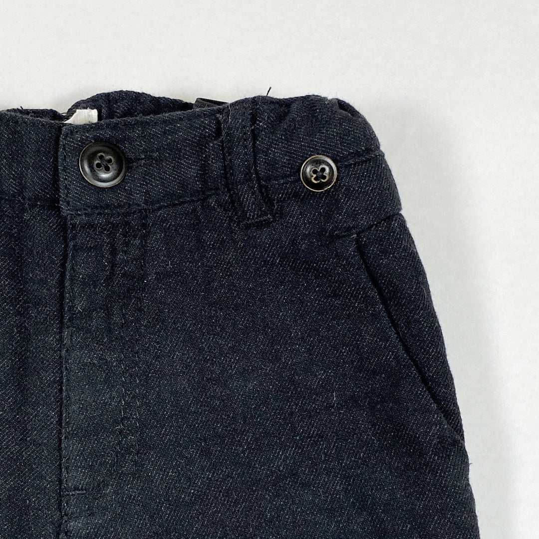 Zara black trousers 3-6M/68