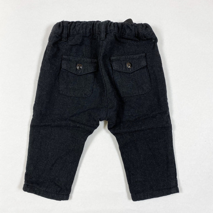 Zara black trousers 3-6M/68