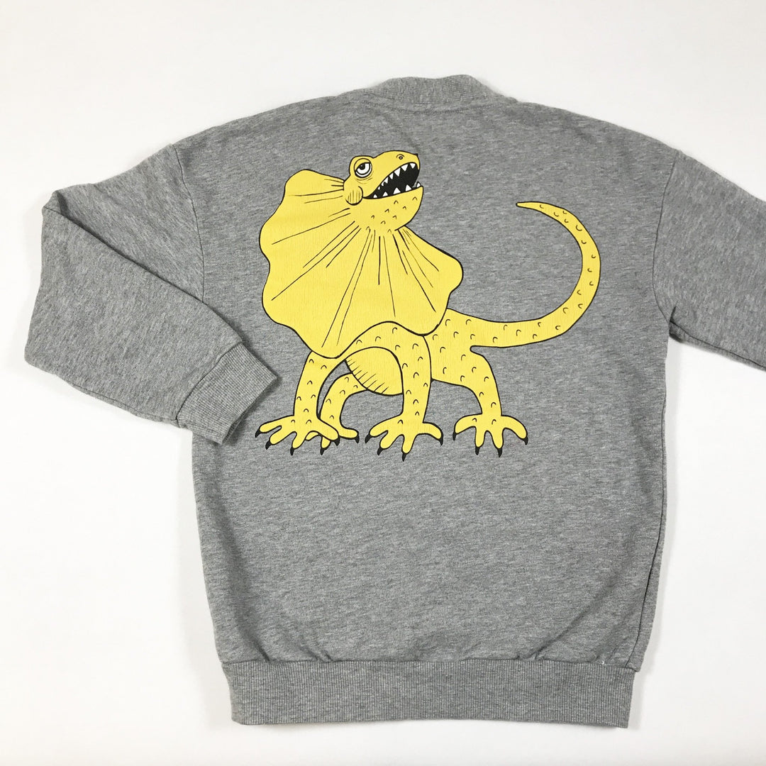 Mini Rodini grey dinosaur print cardigan 128-134