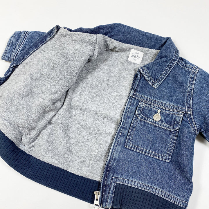 H&M blue denim jacket 4-6M/68