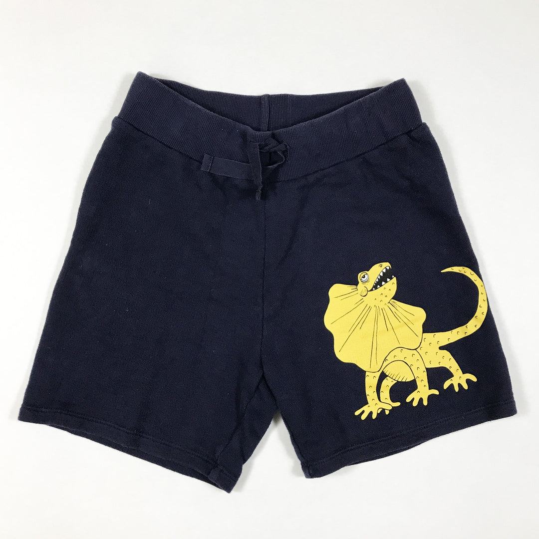 Mini Rodini navy dinosaur print shorts 128-134
