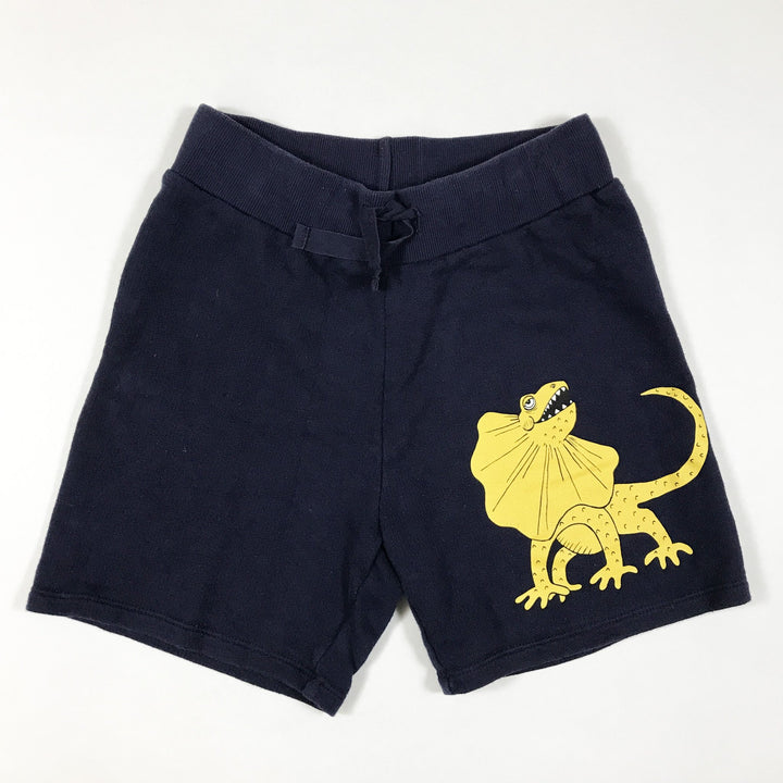 Mini Rodini navy dinosaur print shorts 128-134