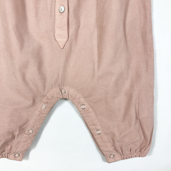 Bonton pink cord overall with fringe collar Second Season diff. sizes