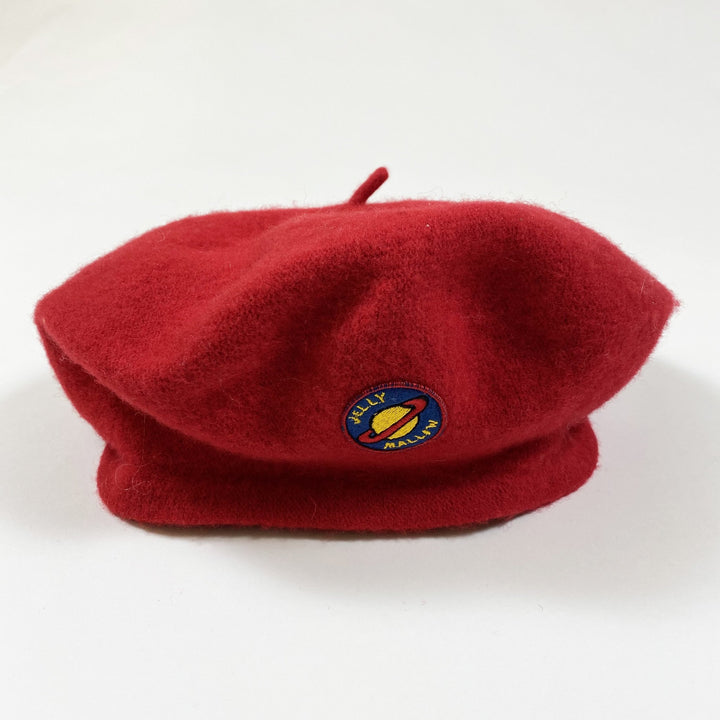 Jelly Mallow red wool beret Second Season 52