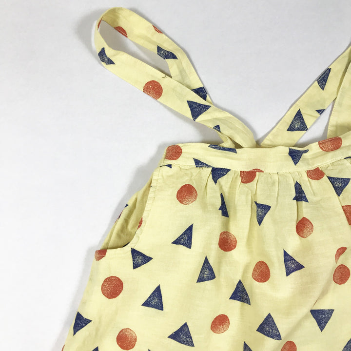 Bobo Choses yellow braces pollen print skirt Second Season 6-7Y