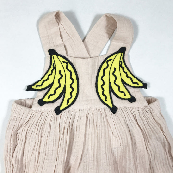 Stella McCartney Kids rosa Bananen-Badge Strampler Second Season 24M