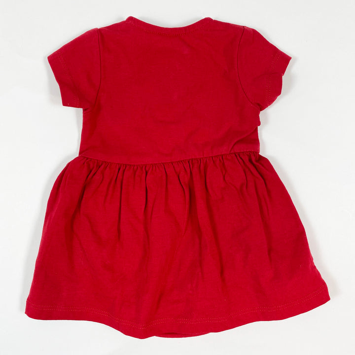 Lindex red newborn dress 50