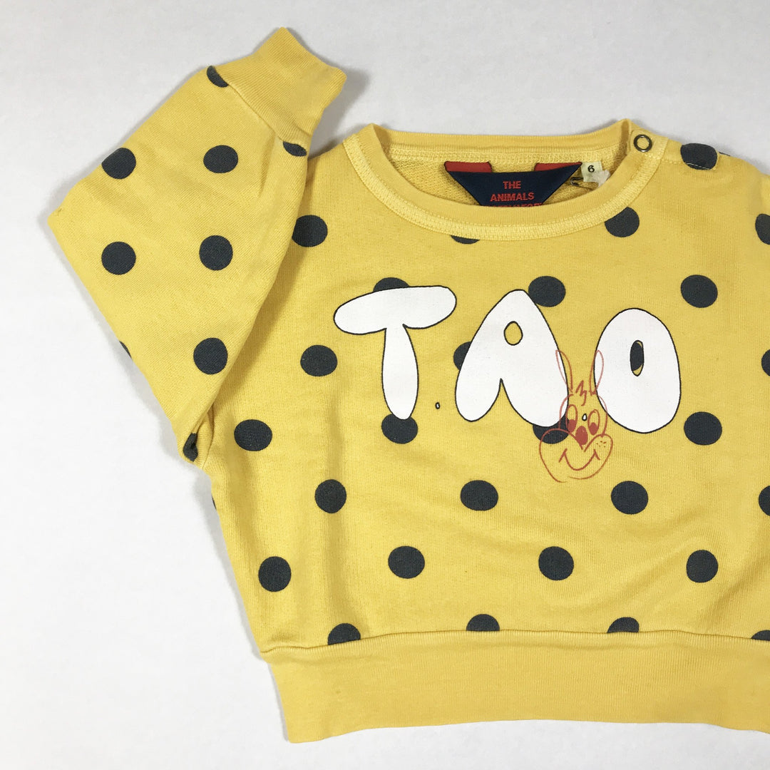The Animals Observatory yellow polka dot sweater Second Season diff. sizes