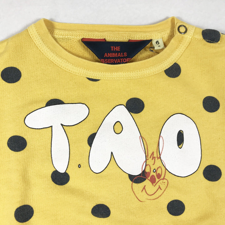 The Animals Observatory yellow polka dot sweater Second Season diff. sizes
