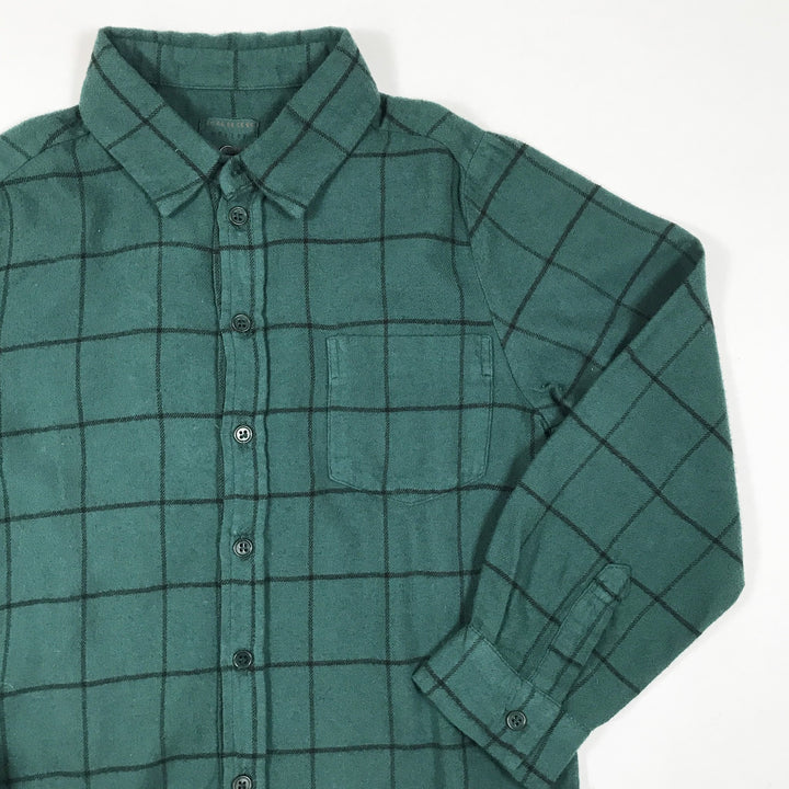 Morley green flannel shirt Second Season 6Y