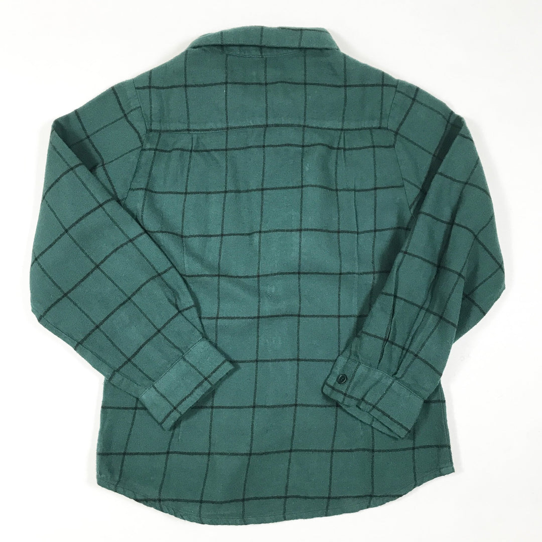 Morley green flannel shirt Second Season 6Y