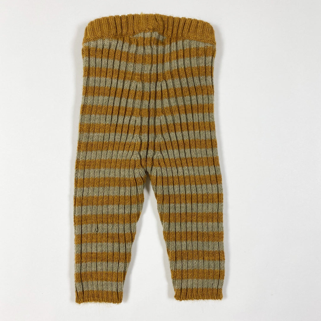 Bobo Choses amber striped knit leggings Second Season 3-6M