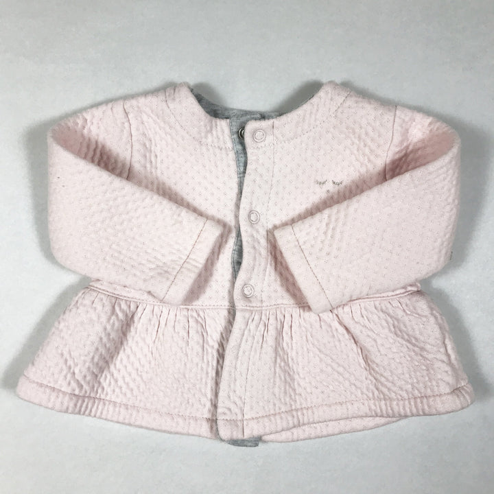 Livly pink quilted jacket 3-6M