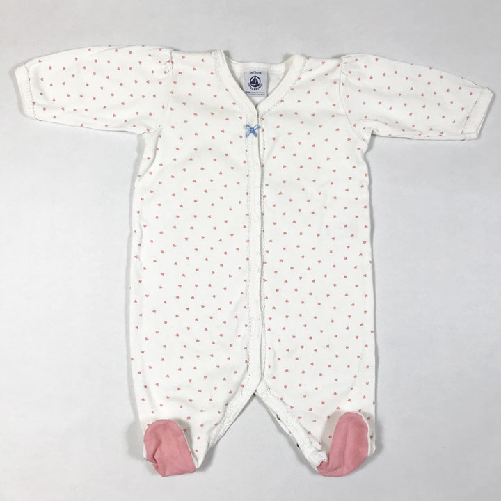 Petit Bateau heart-print pyjama 1M/54