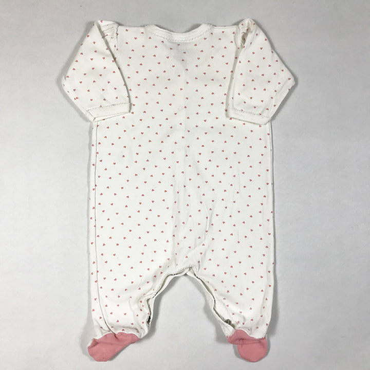 Petit Bateau heart-print pyjama 1M/54