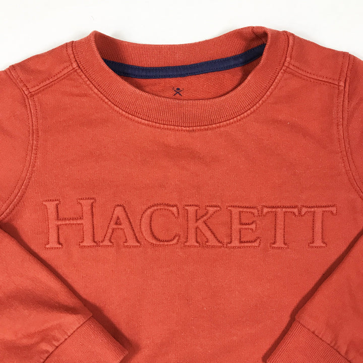 Hackett red Hackett stitching sweatshirt 2Y