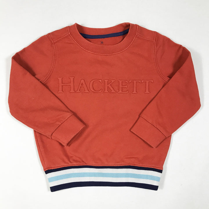 Hackett red Hackett stitching sweatshirt 2Y