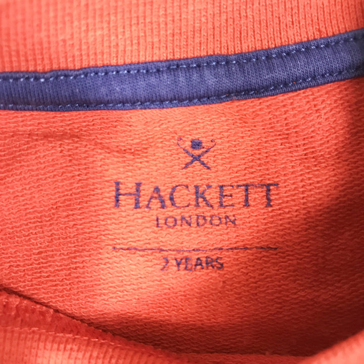 Hackett red Hackett stitching sweatshirt 2Y