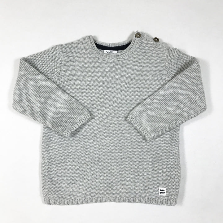 Zara grey knitted jumper 12-18M