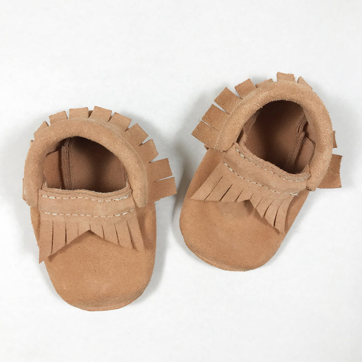 Betòn peach leather moccasins 0-6
