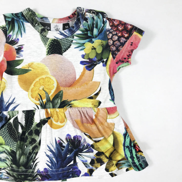 Molo fruit print short-sleeved tunic 56