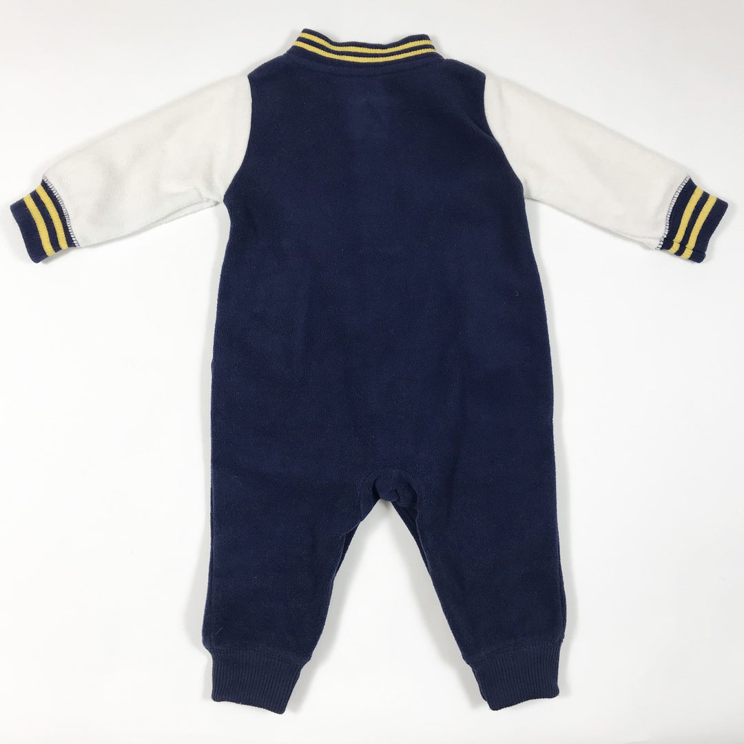 Carter's navy fleece all-stars pyjamas 3M