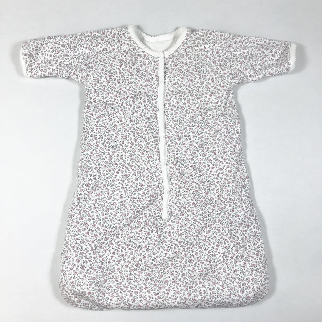 Zara floral long-sleeved sleeping bag 0-3M/50cm