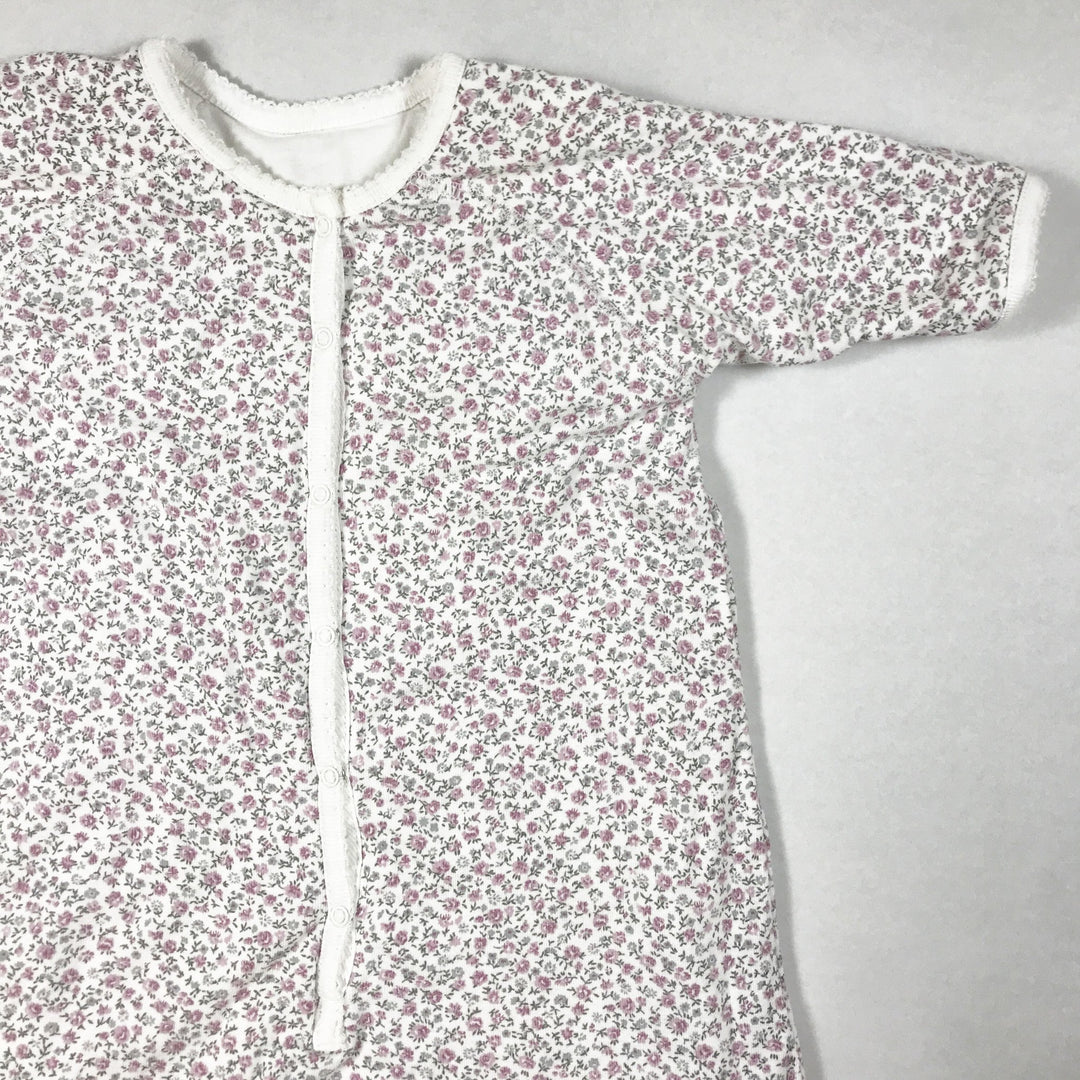 Zara floral long-sleeved sleeping bag 0-3M/50cm