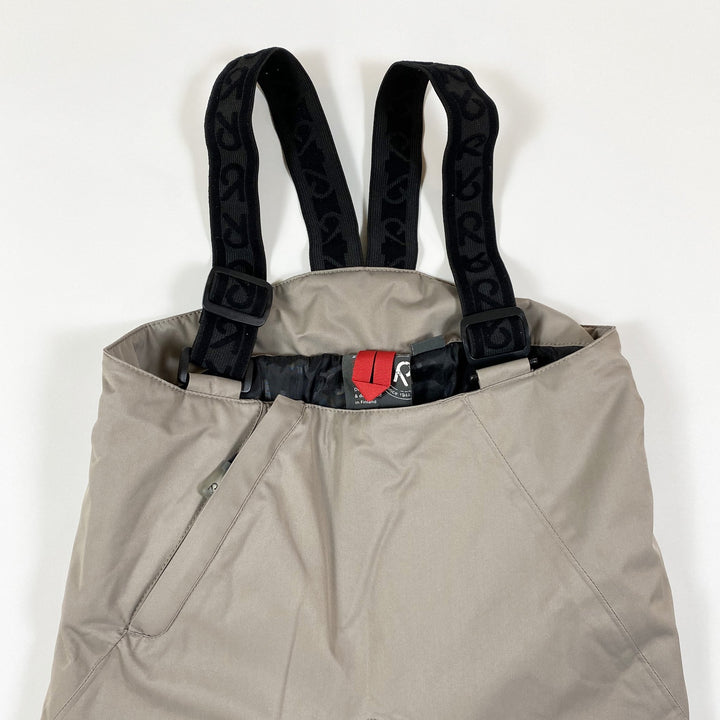 Reima taupe technical ski trousers 92