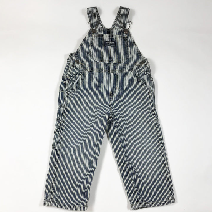 Oshkosh B'gosh classic blue striped dungarees 18M