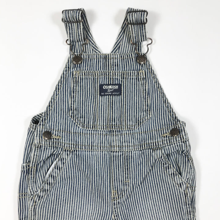 Oshkosh B'gosh classic blue striped dungarees 18M