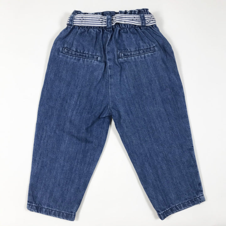 Zara blue jeans with belt 12-18M/86