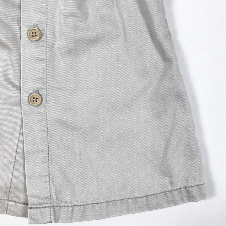 Zara greige sleeveless dress with frill detail 3-6M/68