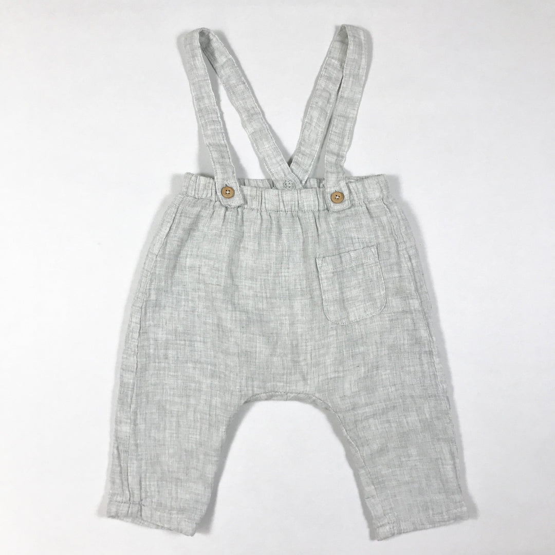 Zara grey trousers with braces 3-6M/68